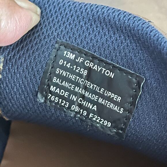 JF J. Ferrar Grayton Lace-Up Oxford Shoes Mens 13M Brown Man Made Dress Church - Picture 8 of 9